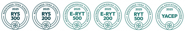 AYA Logos RYS, RYT, E-RYT